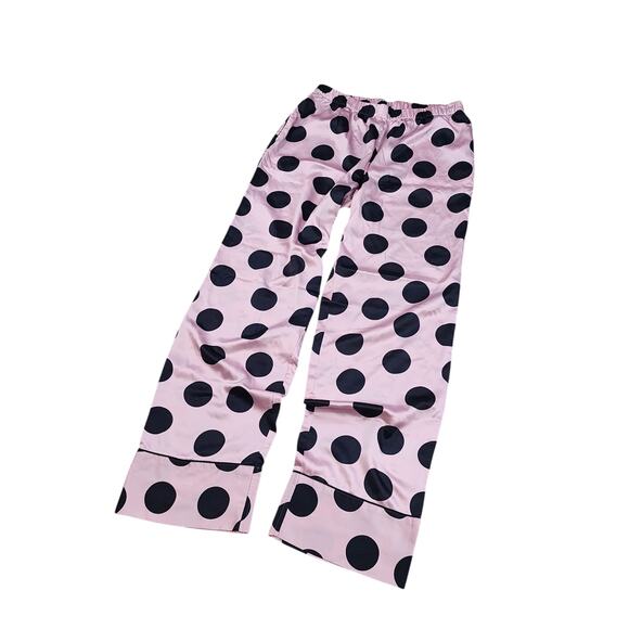 Victoria Secret Polka Dot Satin PJ Pants Womens Size Small - Picture 4 of 7